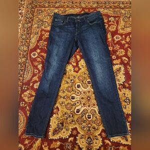 Michael Michael Kors Size 8 Stretch Cotton Dark Low Rise Skinny Jeans